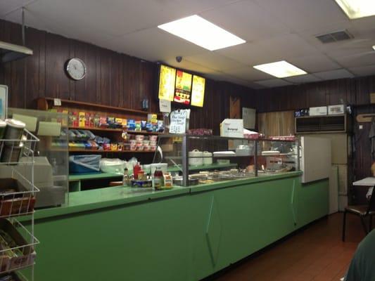 Counter @ Yi's sandwich shop. I eat breakfast here almost everyday. Has a good local crowd