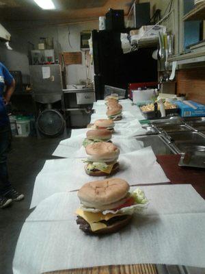 The best burgers in the county!