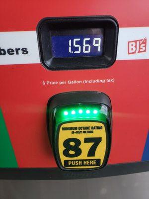 Member gas price on 12/3/2020