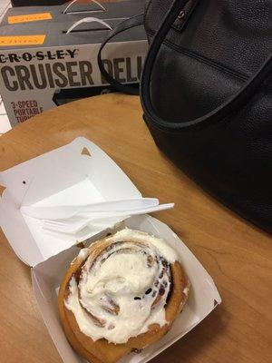 No more shopping ... just me and a Cinnabon