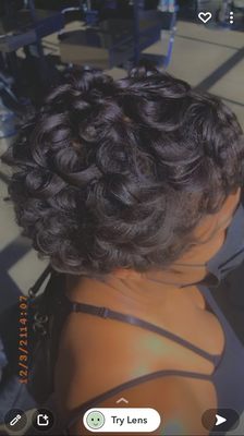 Pin curls