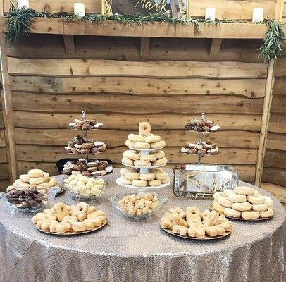 Wedding donut display!