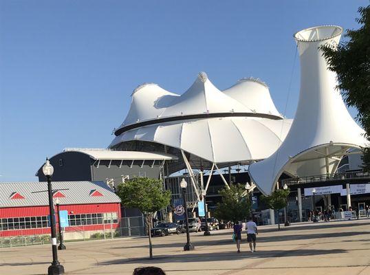 Outside view of the Amphitheater