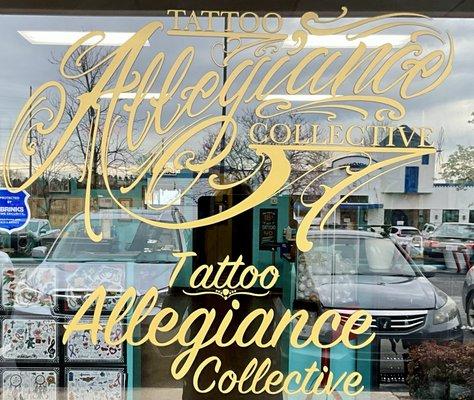 Allegiance Tattoo Collective. We specialize in custom tattoos and piercings.