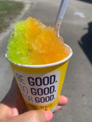 Lime & Mango ice.....yummy & refreshing!