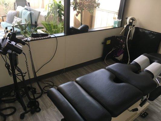 Chiropractic Treatment room