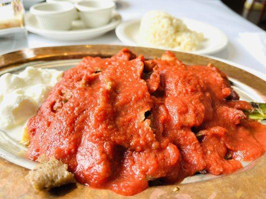 23. ISKENDER KEBAB (GYRO). Lunch portion