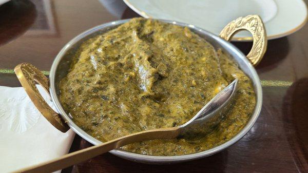 Lamb Saag was excellent