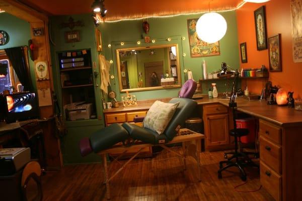 here is where the tattooing happens...