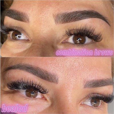 Combination brows