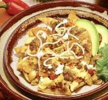 Chilaquiles with chicken delicious