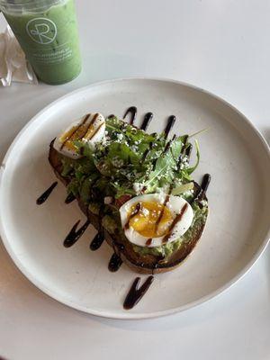 avocado toast (no pickled onions)