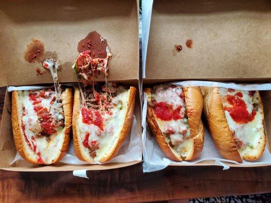 24 foot long philly cheesesteak