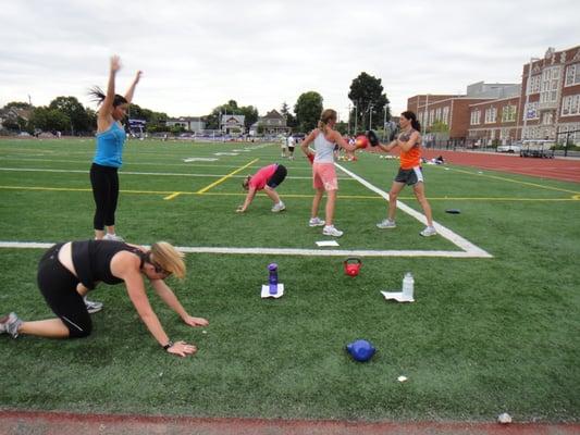 Class at Garfield Track