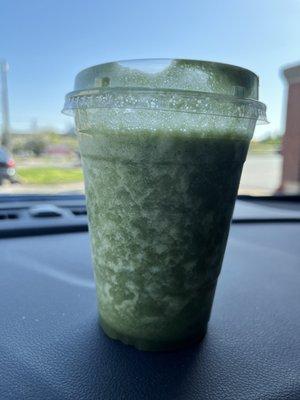 Vita Verde smoothie - you truly won't taste the spinach. It's so good.