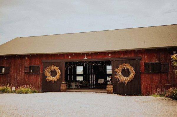 The old red barn