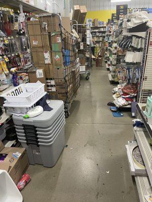 store is messy