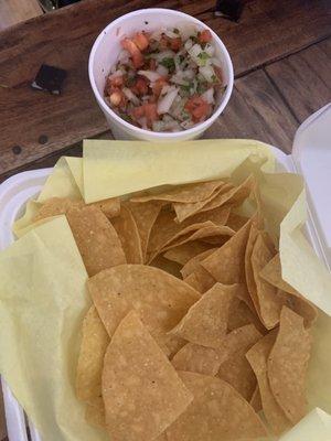 Chips with "salsa"