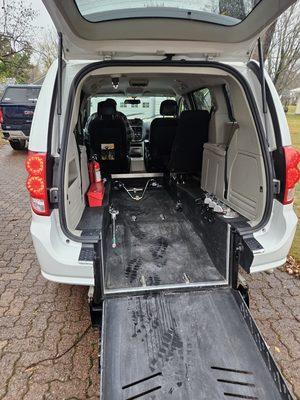 Careway Shuttles double wheel chair van.  406-206-0888