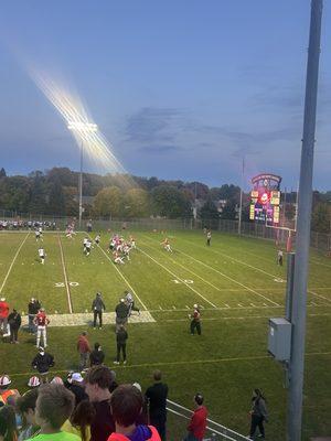 Student section, field