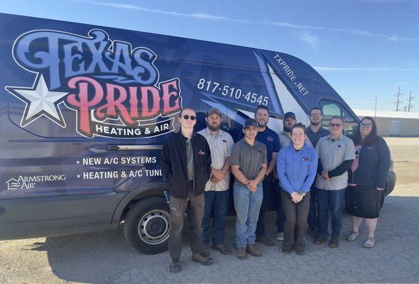 Texas Pride Heating and Air team