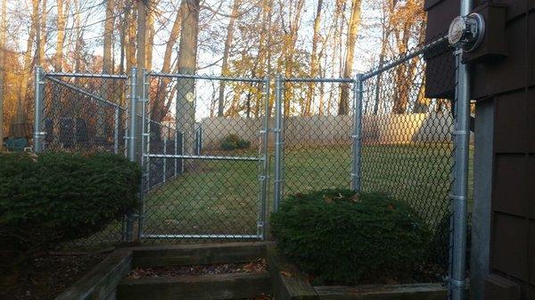 6' high chain link