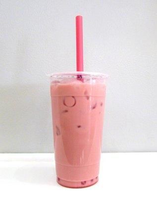 Strawberry milk tea