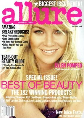 Eyebrows to Die For - Featured in Allure Magazine October 2008 Issue for Best Brows in San Francisco!! 3rd year in a row!!