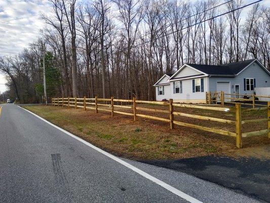 Split Rail fence- Pierce Fence