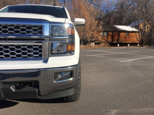 2015 Chevy Silverado w/ 3.5" Rough Country lift, 17" Fuel Rippers on 285 70 R17 BFG KO2's