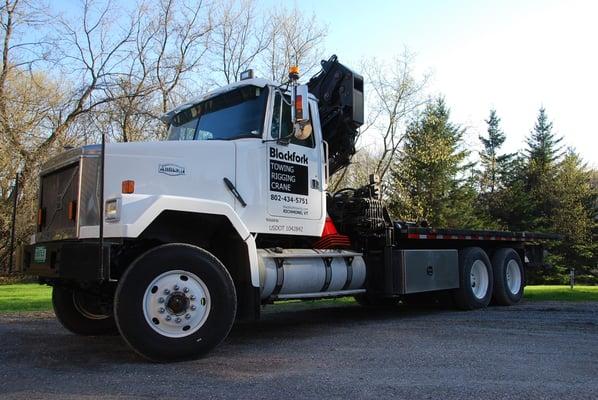 Our 2000 Autocar crane & rollback recovery truck