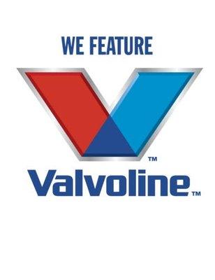 We proudly feature Valvoline oil and products!