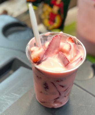 Fresas con crema