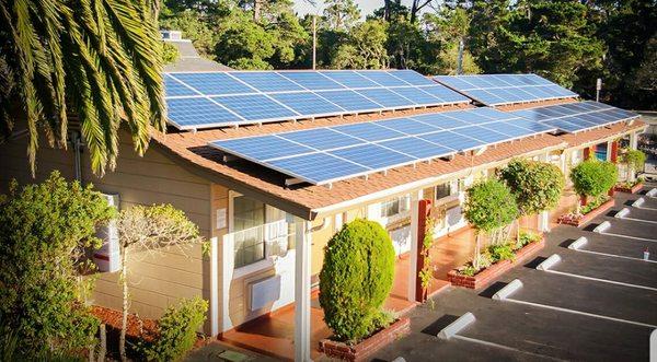 Motel with rooftop solar