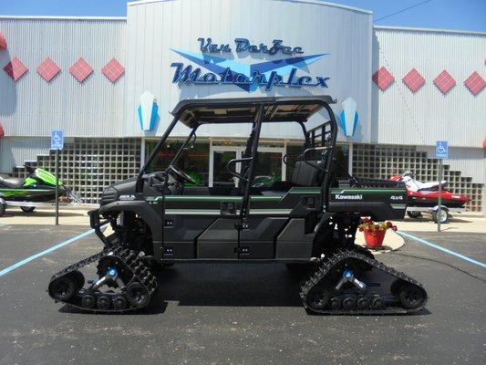 Our 28 year FAMILY OWNED dealership can outfit a Kawasaki Mule or Teryx for ANY JOB!  Call Joe Johnson our General Manager.