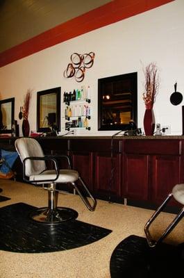 Comfortable atmosphere. Friendly, Experienced Stylists in a newly remodled salon