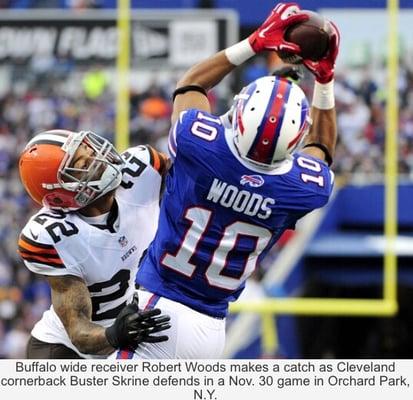 Sahara Clinic patient Robert Woods wide receiver of the Buffalo Bills.