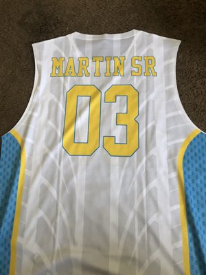 Custom basketball jerseys