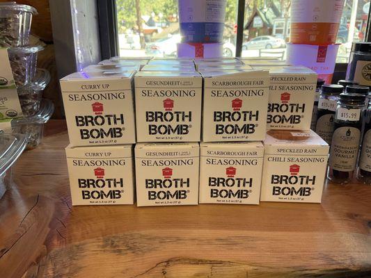 Broth Bombs! They aren't cheap, but they are fabulous (and fun!). Watch the "bubbles" impart tenderness to meats, and flavor throughout.