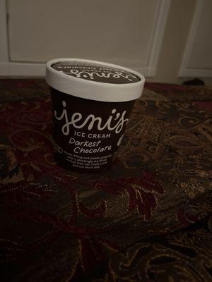 Jeni's Darkest Chocolate. Nothing better.