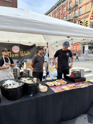 Nom wah pop up at the Chelsea street festival