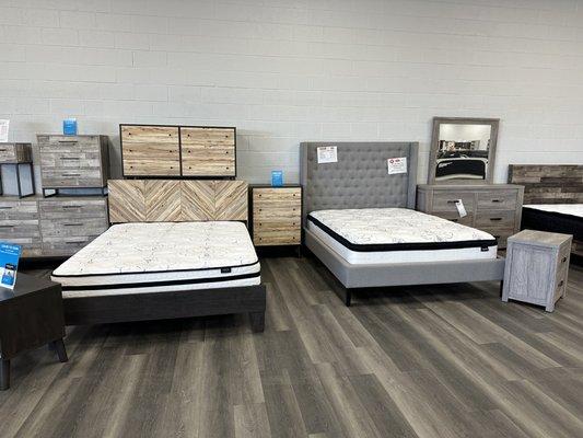 Huge Inventory of Queen and King Bedroom Sets available at Nick's Furniture