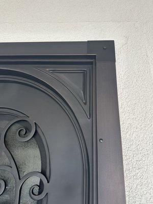 Metal moulding detail