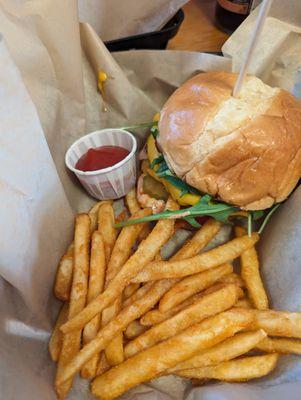 Weekend Cheeseburger and Fries