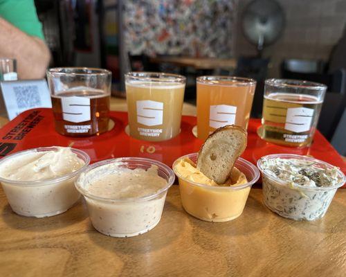 beer and pretzel pairing