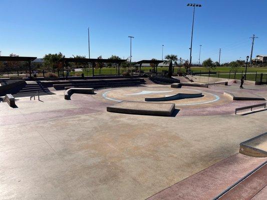 Fenced in Skate park