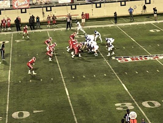 9/7/18 Independence Stadium. Battle on the Border VIII High School Football Showcase. North Little Rock Charging Wildcats v. Evangel Eagles.