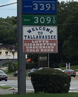 What else does a guy need in Florida?  Cocaine and hookers are out front...