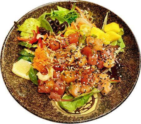 Mixed Salmon & Tuna Poke Bowl