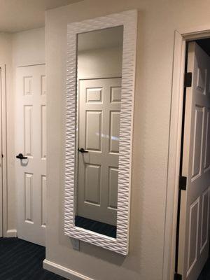 Hallway mirror.